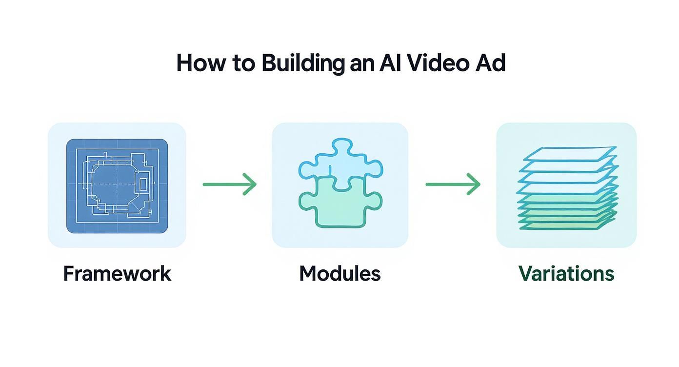 Infographic about ai video generator for ads