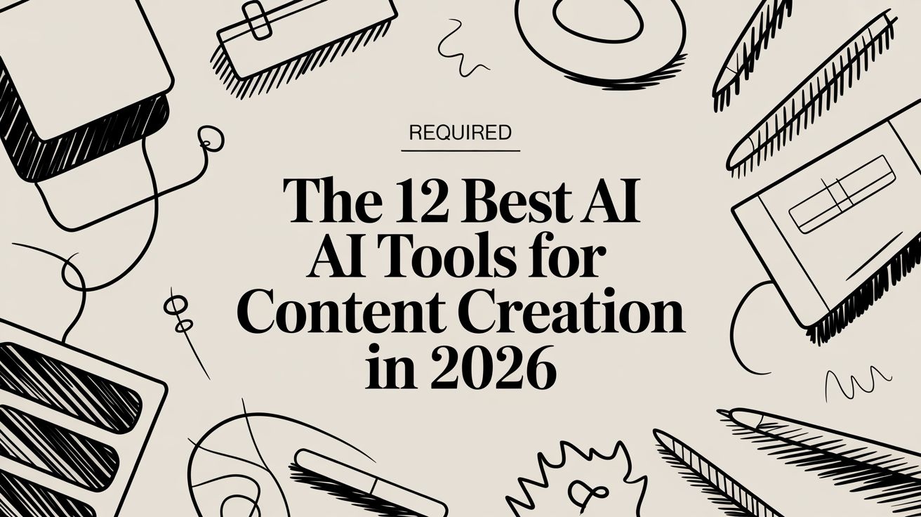 Best AI Tools for Content Creation 2026 — Tested for Ads & TikTok | Sovran