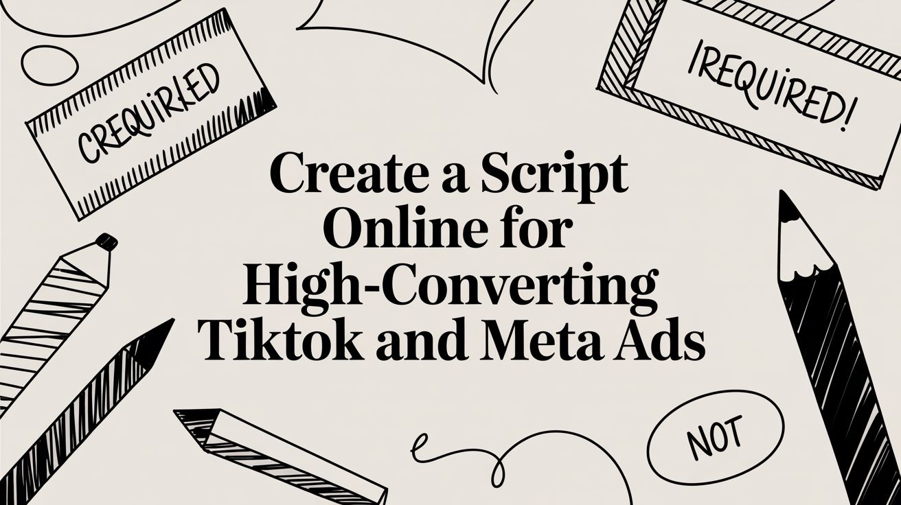 Create Ad Scripts Online for TikTok & Meta Ads | Sovran – Creative ...
