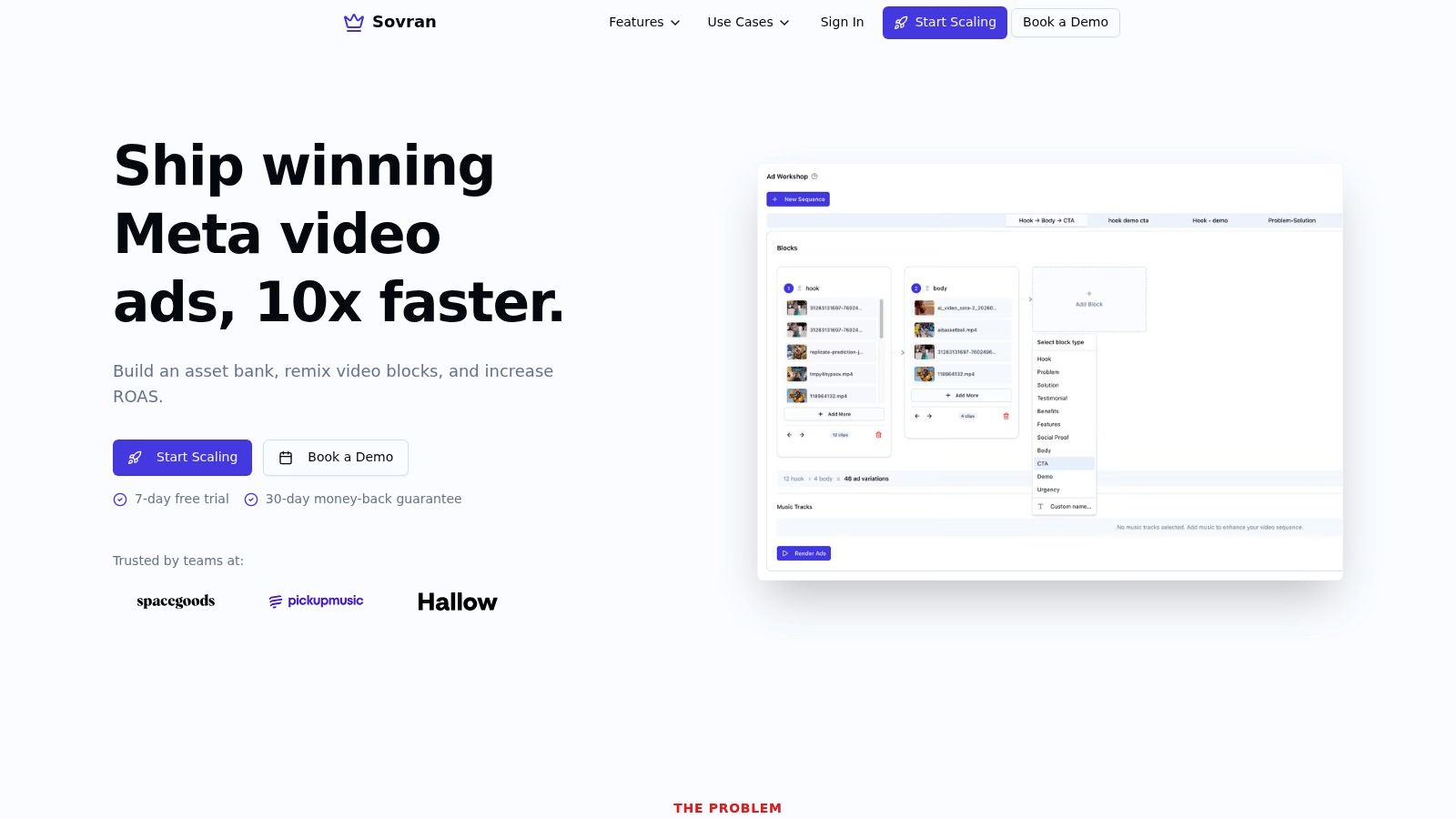 Screenshot from https://sovran.ai/