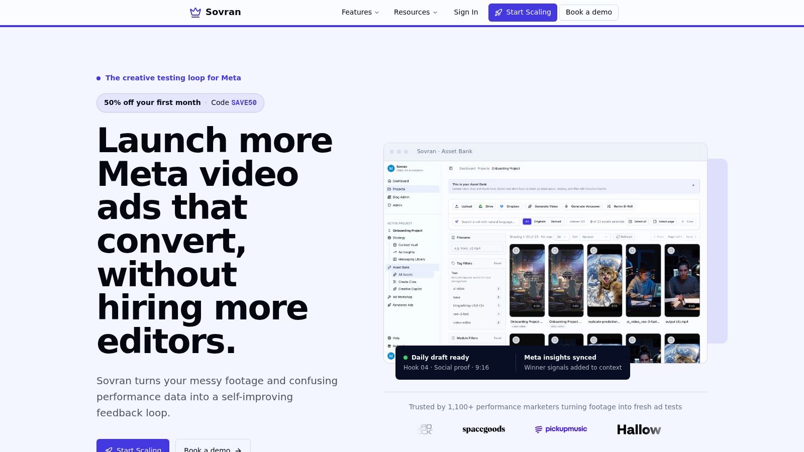 Screenshot from https://sovran.ai