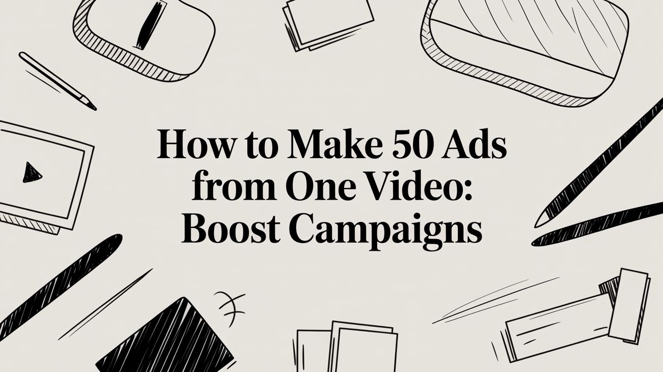 How to Make 50 Ads From One Video: Boost Campaigns | Sovran