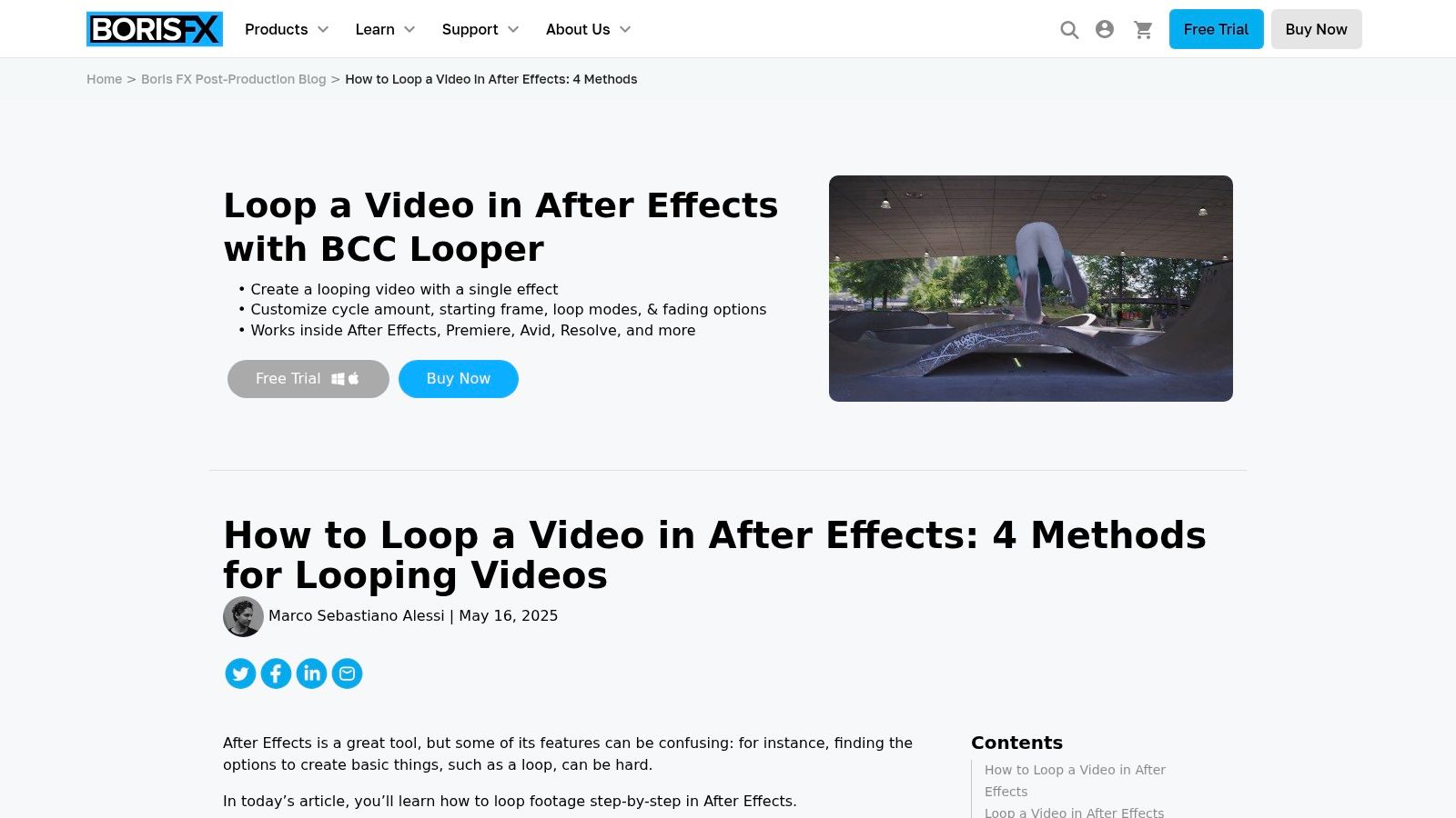 Screenshot from https://borisfx.com/blog/how-to-loop-a-video-in-after-effects-4-methods/
